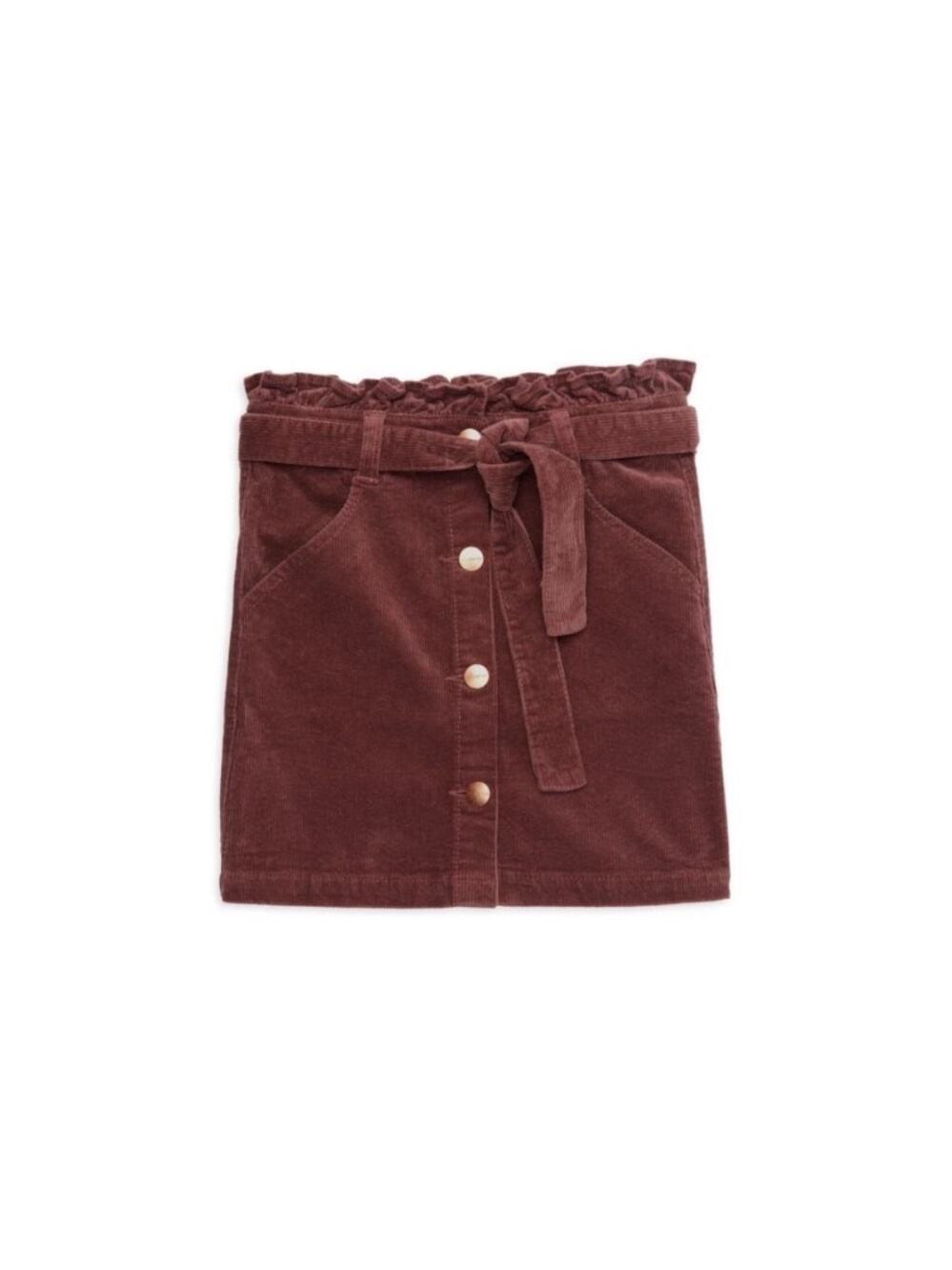 JOE'S JEANS The Piper Belted Corduroy Skirt Dusty Blush Size 12
